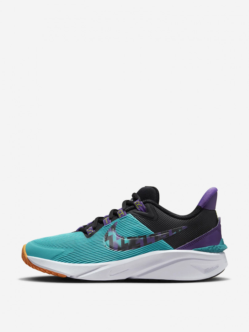 фото Кроссовки детские nike star runner 4 nn se (gs), голубой