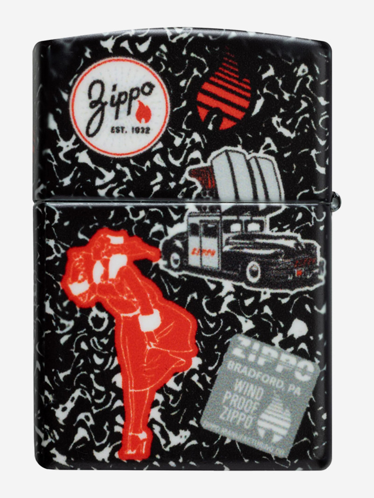 Зажигалка бензиновая ветроустойчивая Zippo Notebook Design 540 Matte