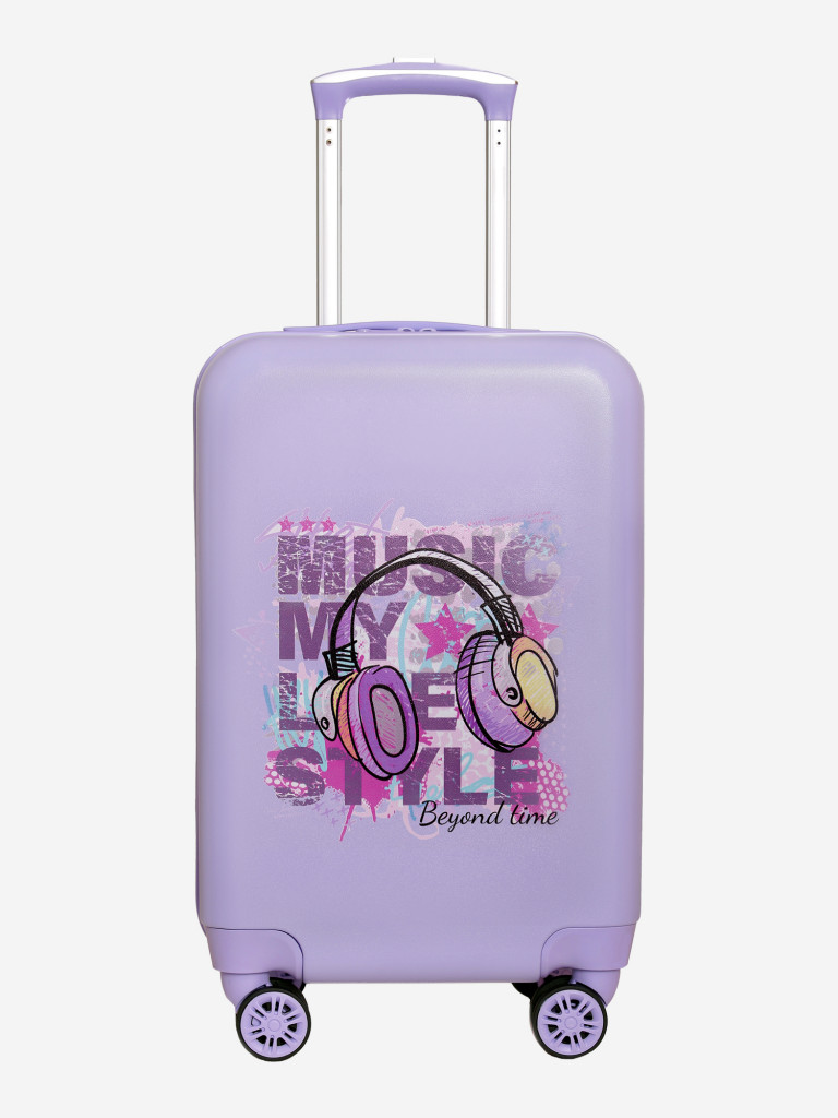 Чемодан детский BEYOND TIME G230 Music сиреневый