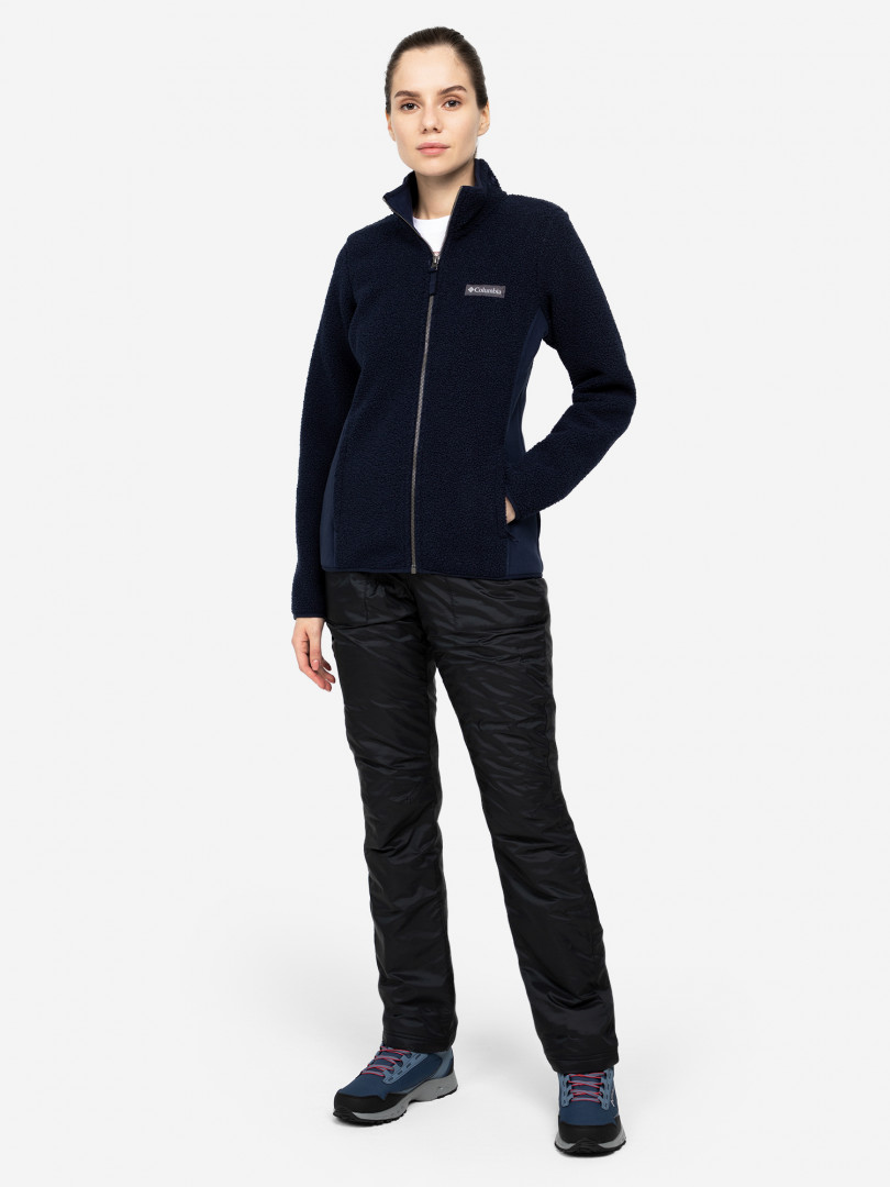 фото Джемпер флисовый женский columbia panorama full zip, синий