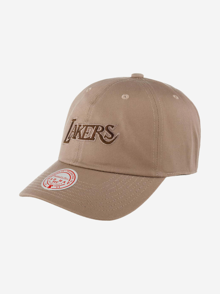 Бейсболка MITCHELL NESS HLUX5181-LALYYPPPBROW Los Angeles Lakers NBA (коричневый)