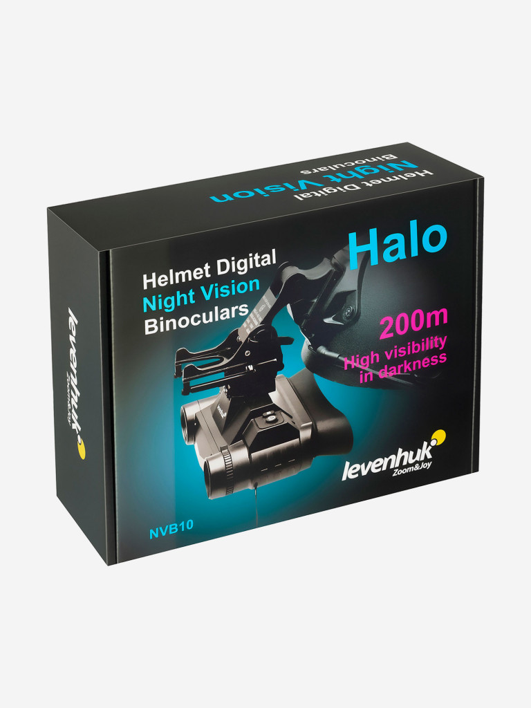 Бинокль цифровой ночного видения Levenhuk Halo NVB10 Helmet, с креплением на шлем