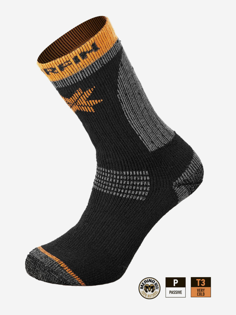 Термоноски Norfin T3P NORDIC MERINO WARM CREW для рыбалки и охоты