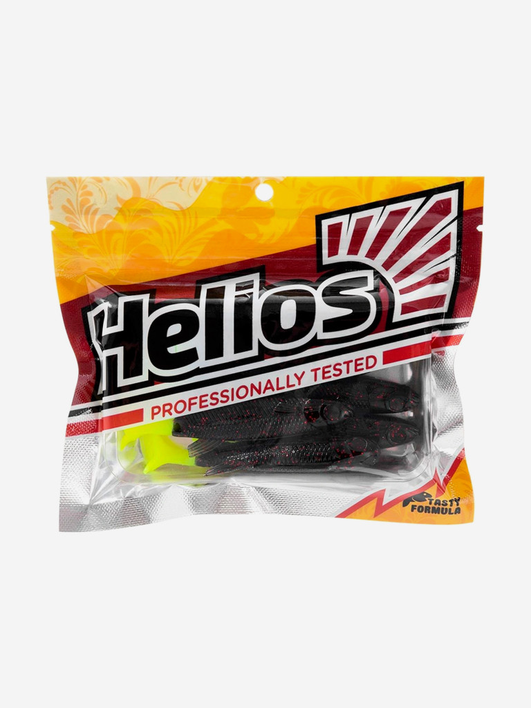 Мягкая приманка Helios Nelma, 3,15" / 8 см, Dark Star LT, 6 штук (HS-26-053)