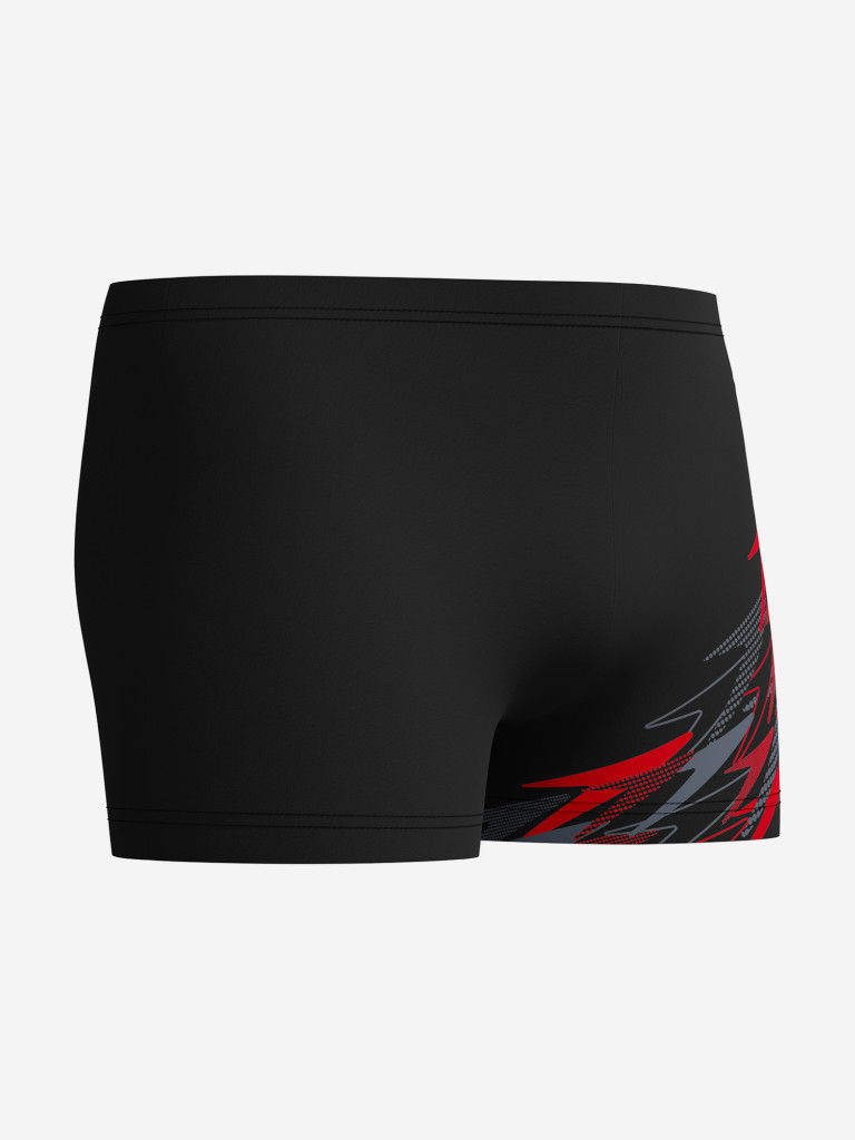 Плавки-шорты мужские Speedo Medley Logo Aquashort Blk/Red