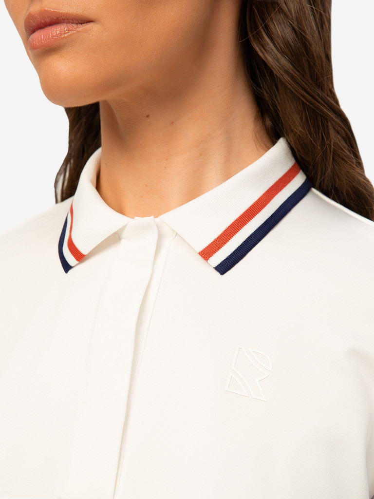 Поло женское RAQUETA SPORT High-grade, Neutro/Brick/Navy