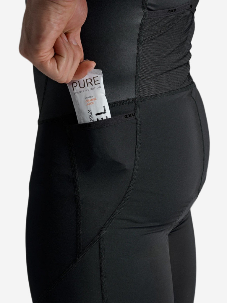 Мужской Компрессионный Костюм Для Триатлона 2XU Core Sleeved Trisuit