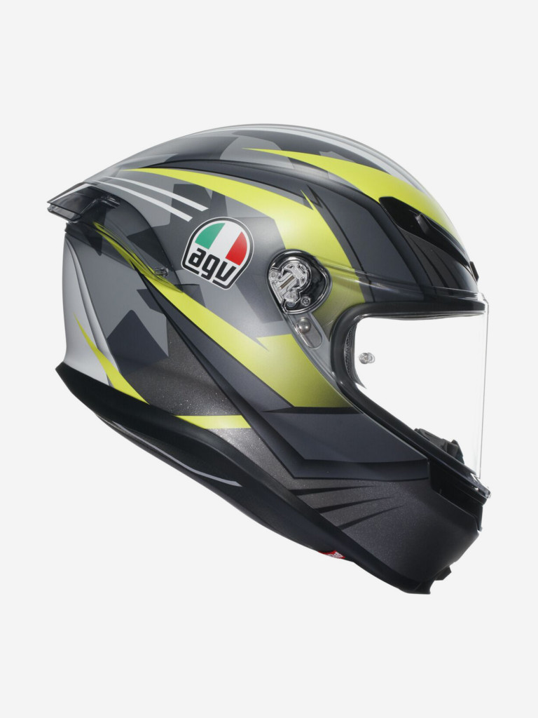 Мотошлем интеграл AGV K6 S E2206 MPLK Excite Matt Camo/Yellow Fluo