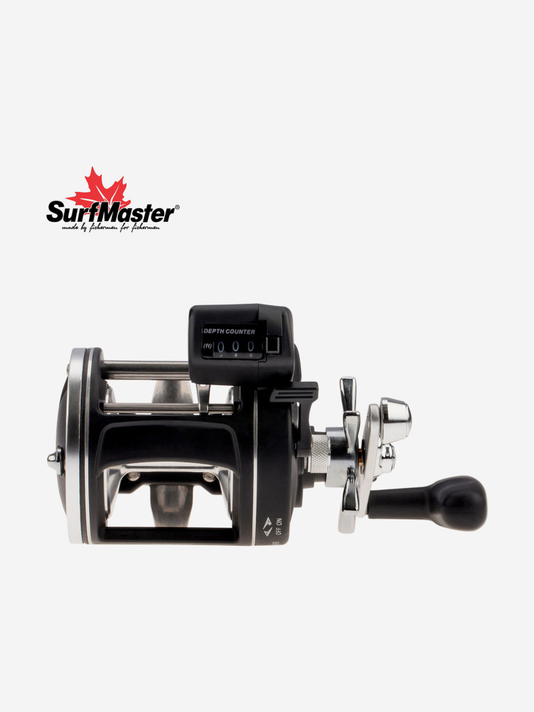 Катушка мультипликаторная Surf Master Atlantic ATL 600 4bb R со счётчиком