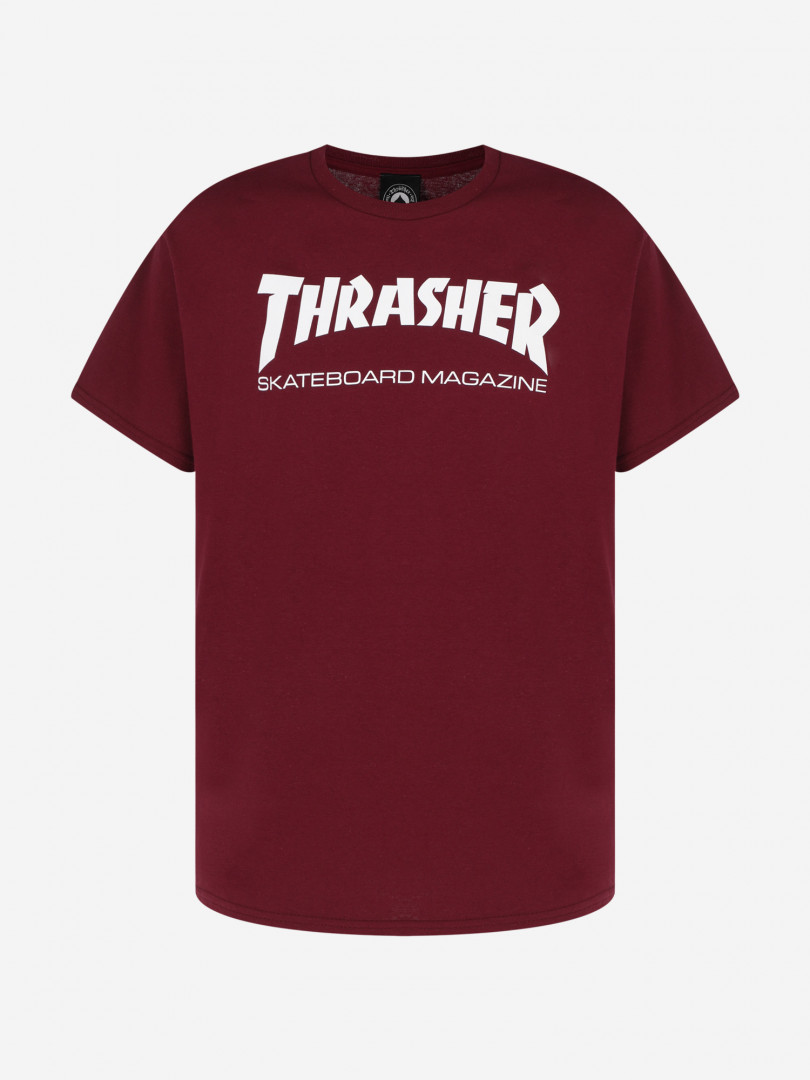 фото Футболка мужская thrasher skate mag, красный