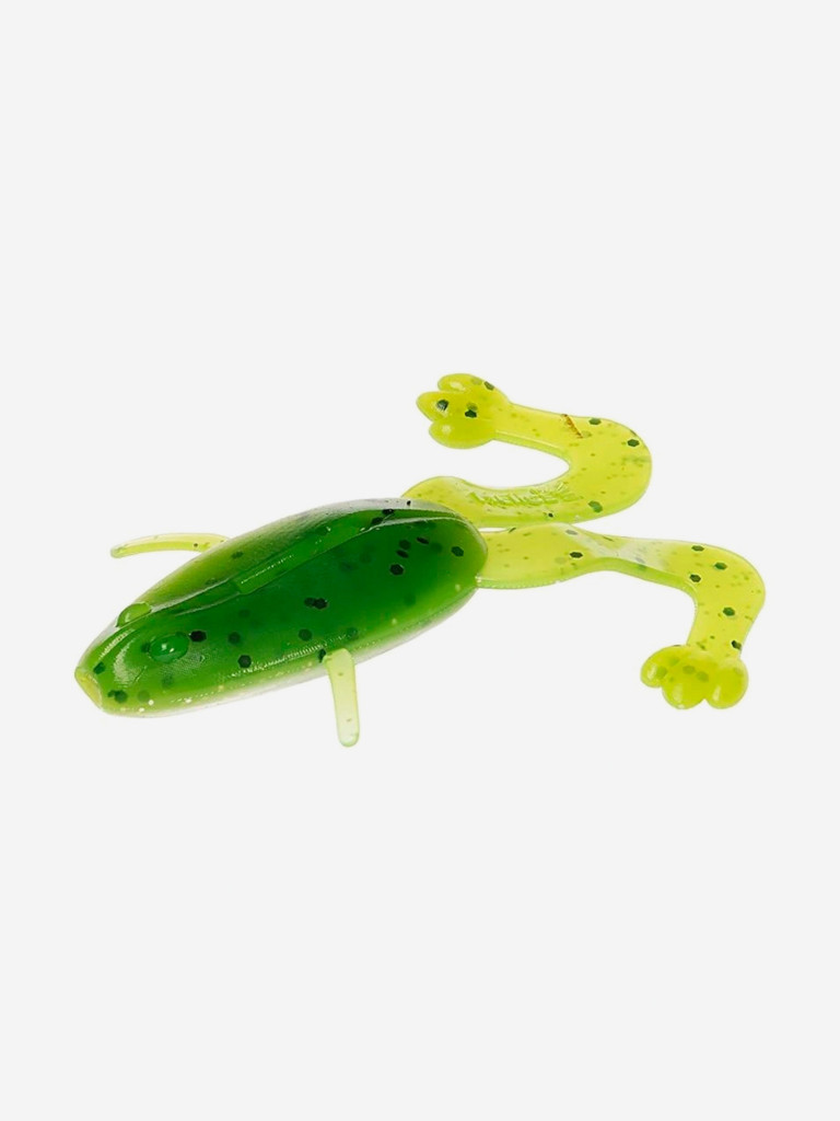 Мягкая приманка лягушка Helios Crazy Frog, 3,55" / 9,0 см, Green Lime, 20 штук (HS-23-010-N-20)