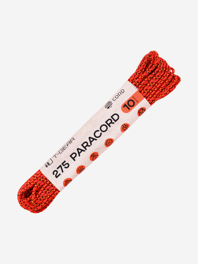 Паракорд 275 T-Gear x CORD nylon 10м (Orange-Gold)