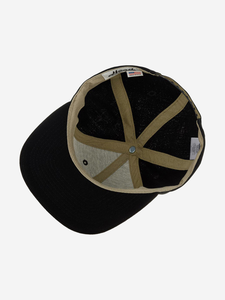 Бейсболка с прямым козырьком HOOD 100-MWL001-CA010-BK Bel Air II, CA