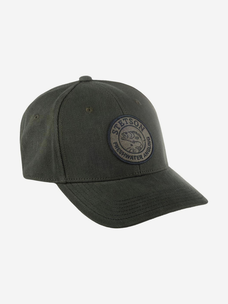 Бейсболка STETSON 7721123 BASEBALL CAP FRESHWATER ANGLING (зеленый)