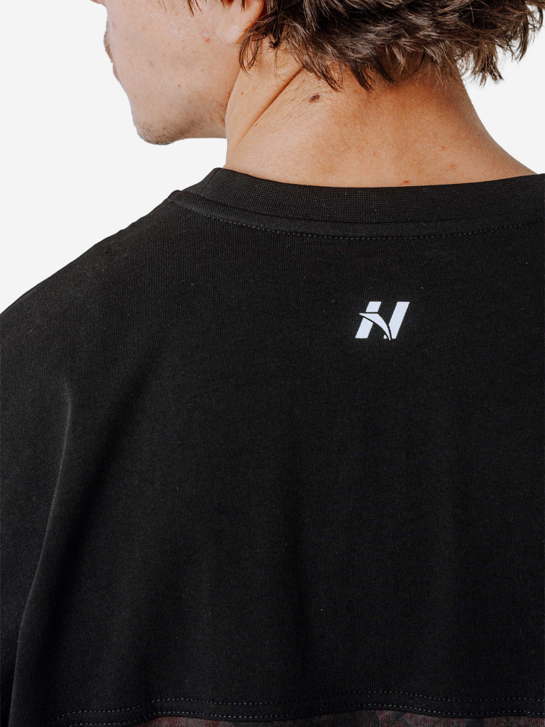 Футболка мужская спортивная NEBBIA Oversized Tee POWER 898 Dark brown camo