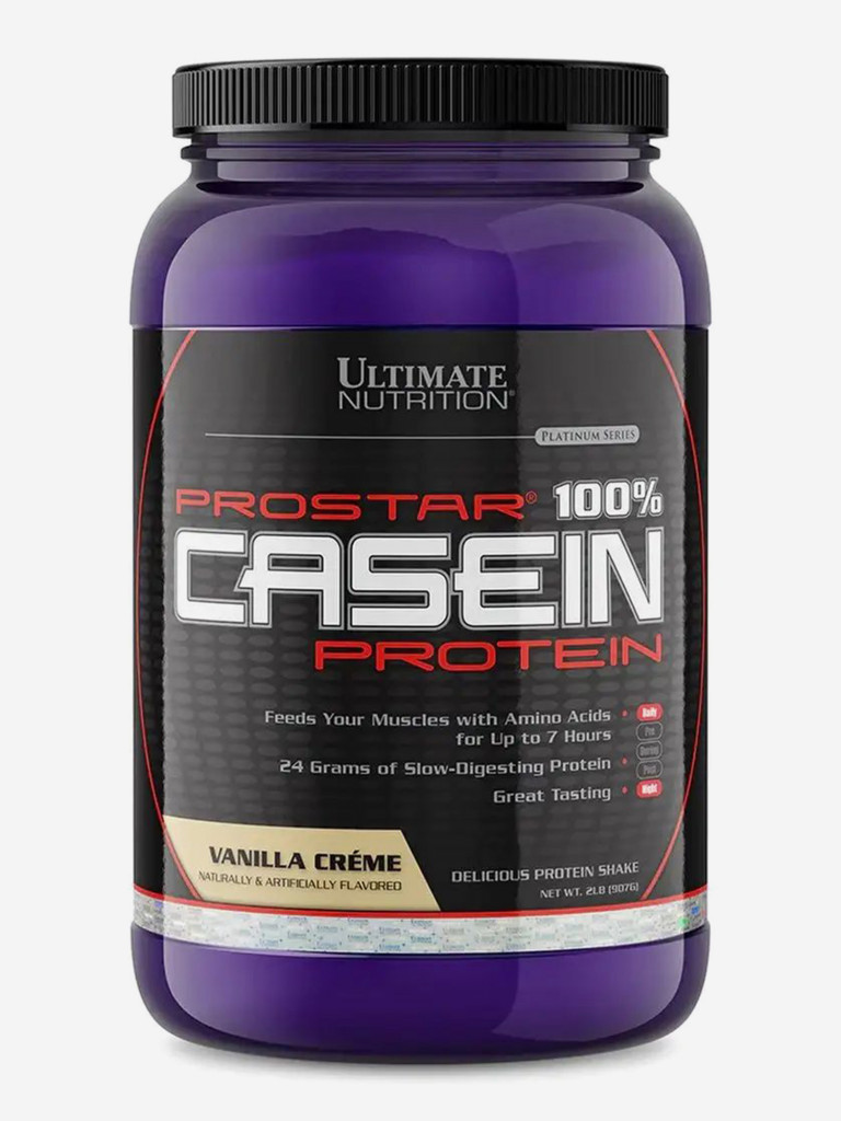 Протеин Ultimate Nutrition Prostar 100% Casein, 907 г, Ванильный крем