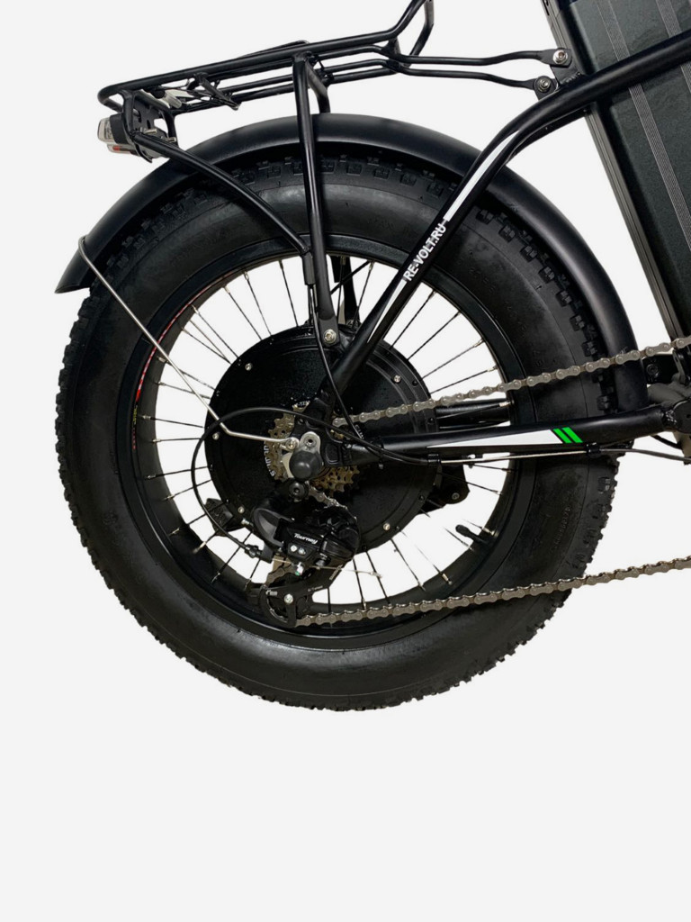 Электровелосипед OxyVolt Fast rider 20" 1500W v.2, цвет черный матовый
