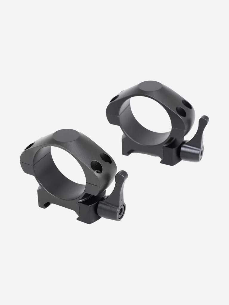 Кольца для оптических прицелов ARKON 25,4 мм быстросъемные на weaver, высота 4 мм стальные, низкие
