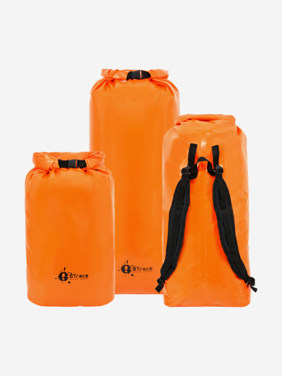 Гермомешок BTrace с лямками DryBag 60л, Оранжевый