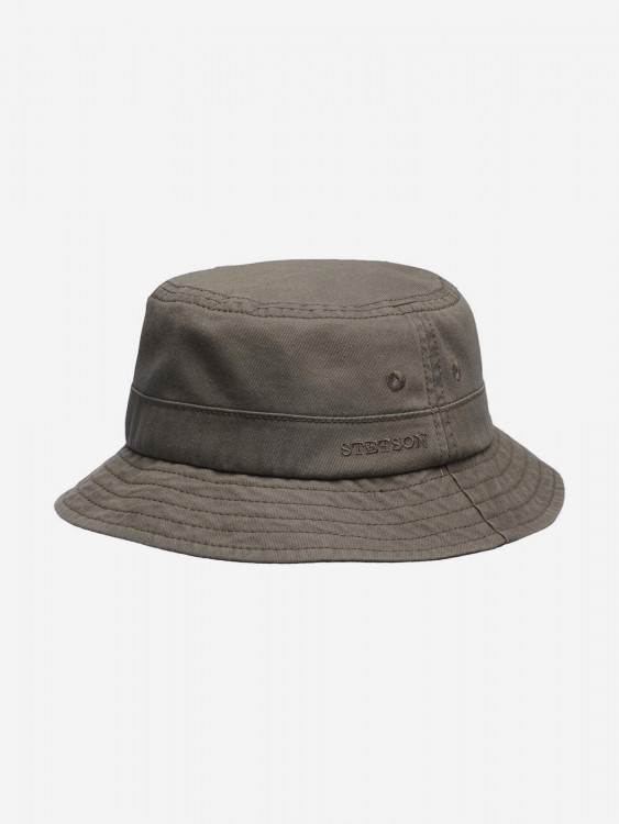 Панама STETSON 1811110 BUCKET COTTON TWILL (бежевый)