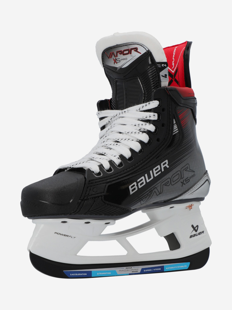 Коньки хоккейные детские Bauer Vapor X5 PRO INT с лезвиями FLY-X