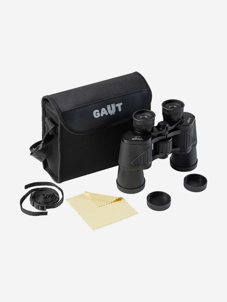 Бинокль GAUT Vega 8x40, Porro-призмы BK7, цвет чёрный, 700г