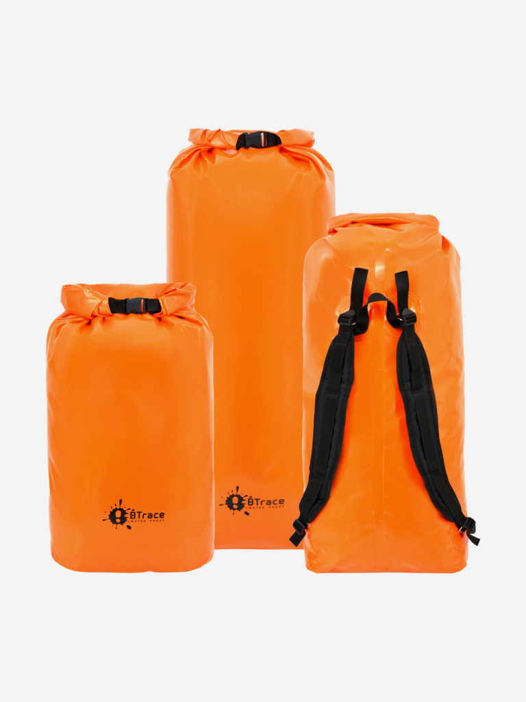 Гермомешок BTrace с лямками DryBag 80л, Оранжевый