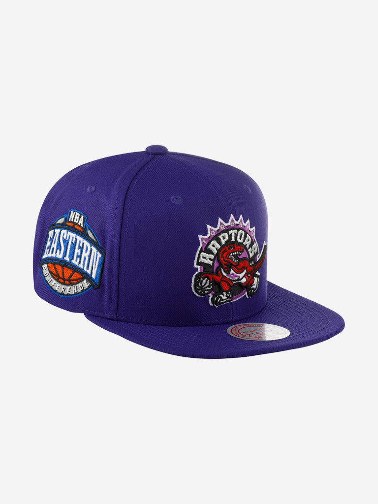 Бейсболка с прямым козырьком MITCHELL NESS HHSS5133-TRAYYPPPPURP Toronto Raptors NBA