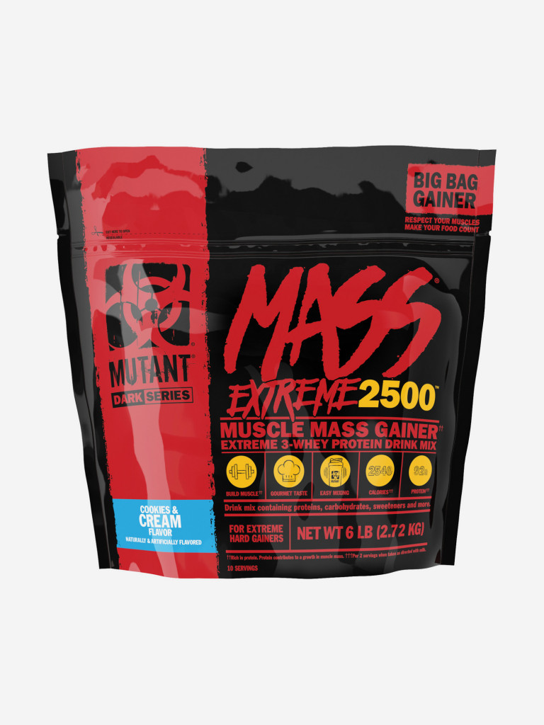 Гейнер Mutant Mass XXXTREME, 2720 г Печенье с кремом