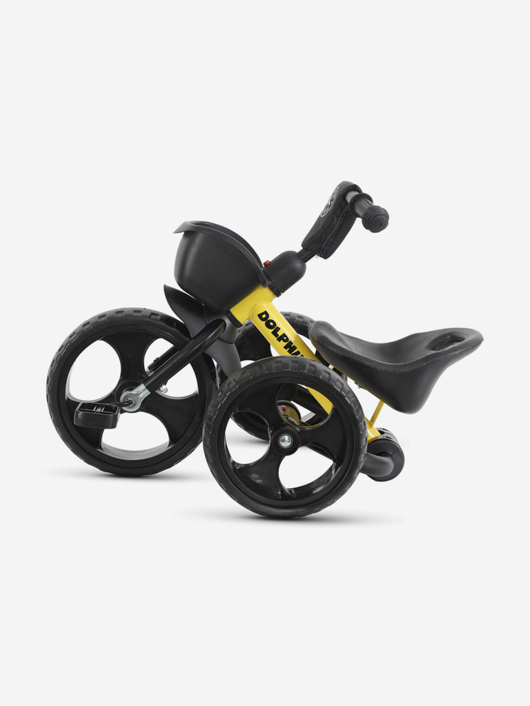 Велосипед детский трехколесный складной Maxiscoo Dolphin желтый, 2026