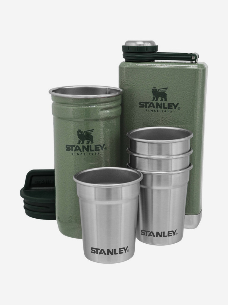 Фляжка и стопки в наборе Stanley Adventure с футляром