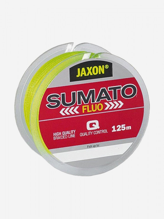 Плетеный шнур для спиннинга Jaxon Sumato 4x 125 метров желтый 0.10 мм 7 кг
