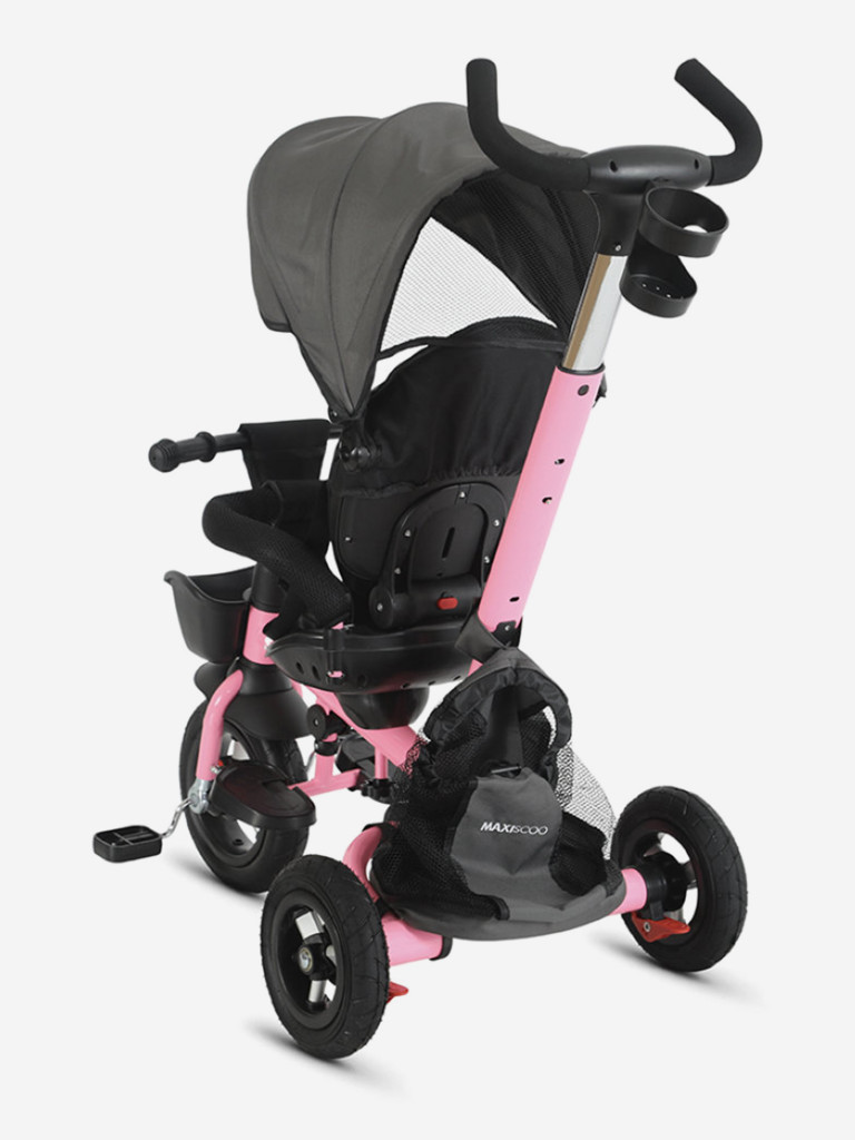 Велосипед детский трехколесный складной Maxiscoo Seal розовый, 2026