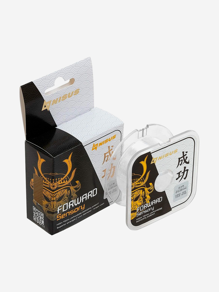 Леска для рыбалки Nisus FORWARD Sensory Nylon 0,091мм, 100м, 0,96кг, прозрачный