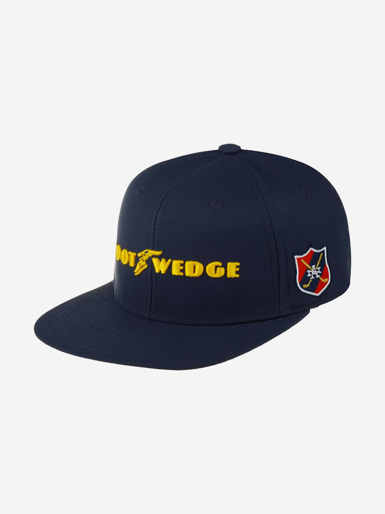 Бейсболка с прямым козырьком AMERICAN NEEDLE 19H004A-FOOTW Foot Wedge Covert (синий)