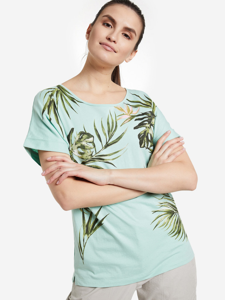 Футболка женская Jack Wolfskin Tropical Leaf