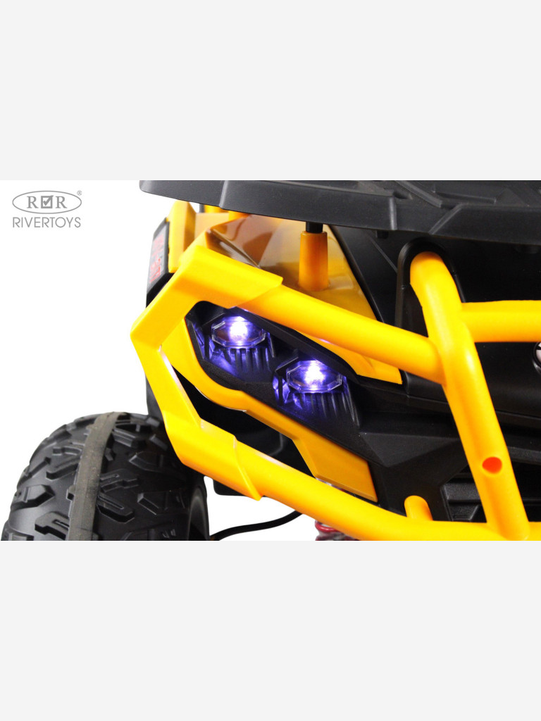 Детский электроквадроцикл RIVERTOYS Z111ZZ желтый