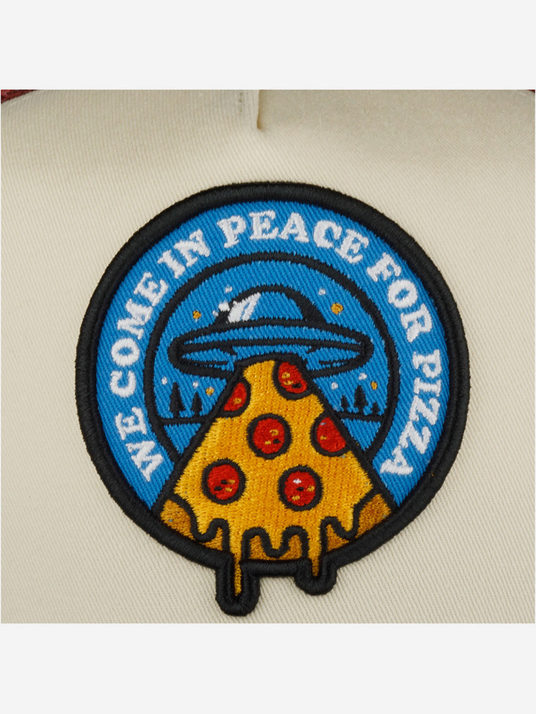 Бейсболка с сеточкой DJINNS HFT Food Peace Pizza (бежевый)