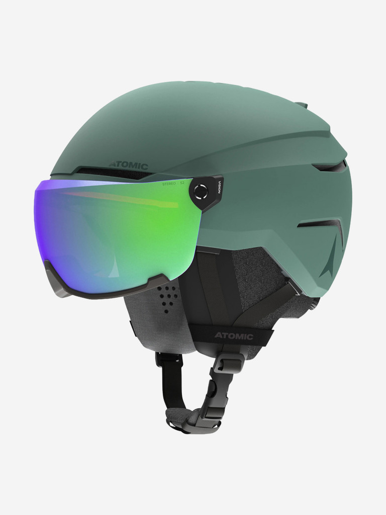 Горнолыжный шлем Atomic Savor Visor Photo Stereo Зеленый Cat. 2