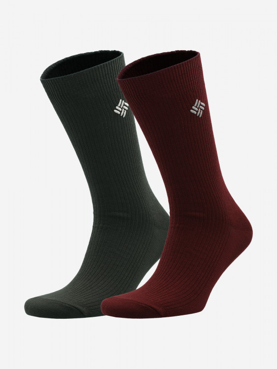 Носки Columbia Ribbed crew DC, 2 пары