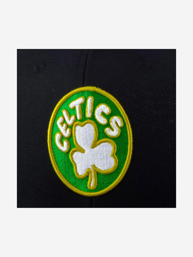 Бейсболка с прямым козырьком MITCHELL NESS 6HSSJS19079-BCEBLCK Boston Celtics MLB (черный)