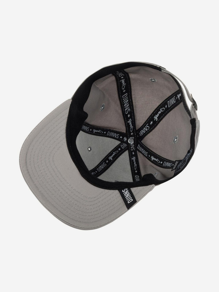 Бейсболка DJINNS 6P TrueFit 2.0 Cap Brushed Twill (серый)