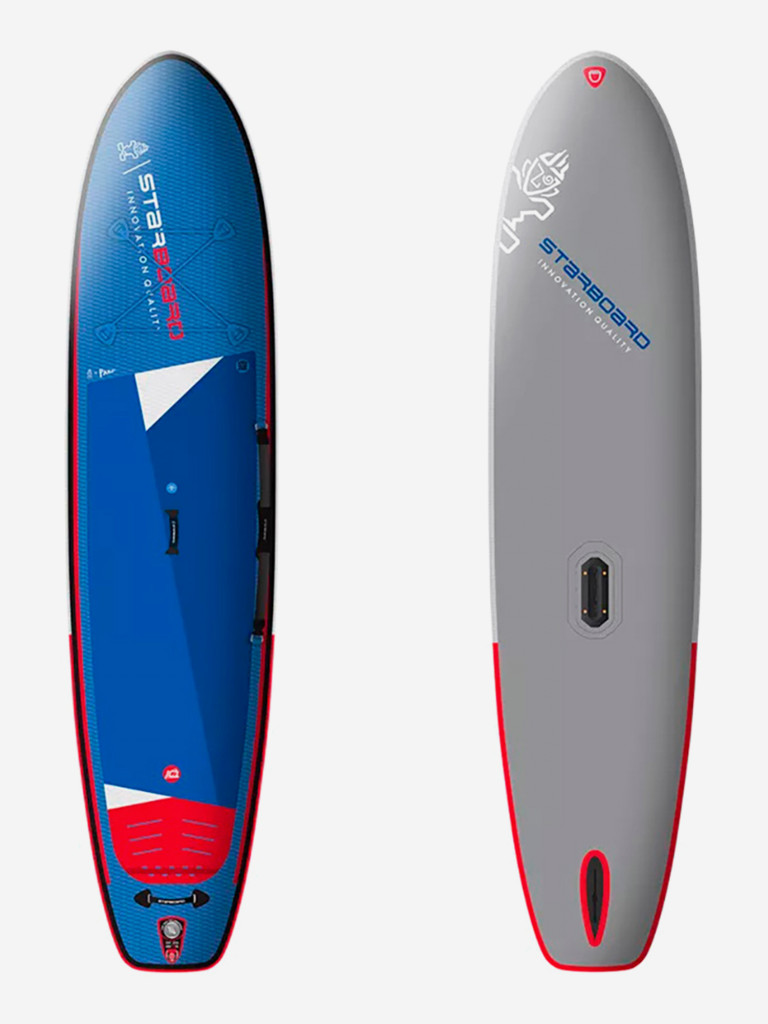 Сапборд надувной двухслойный Starboard 11'2"х31+"х6" iGO Wing Ready, 340x79x15 см, с базой под винг
