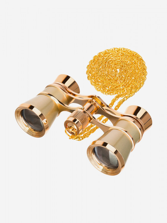 Театральный бинокль Levenhuk Broadway 325B, золотистый