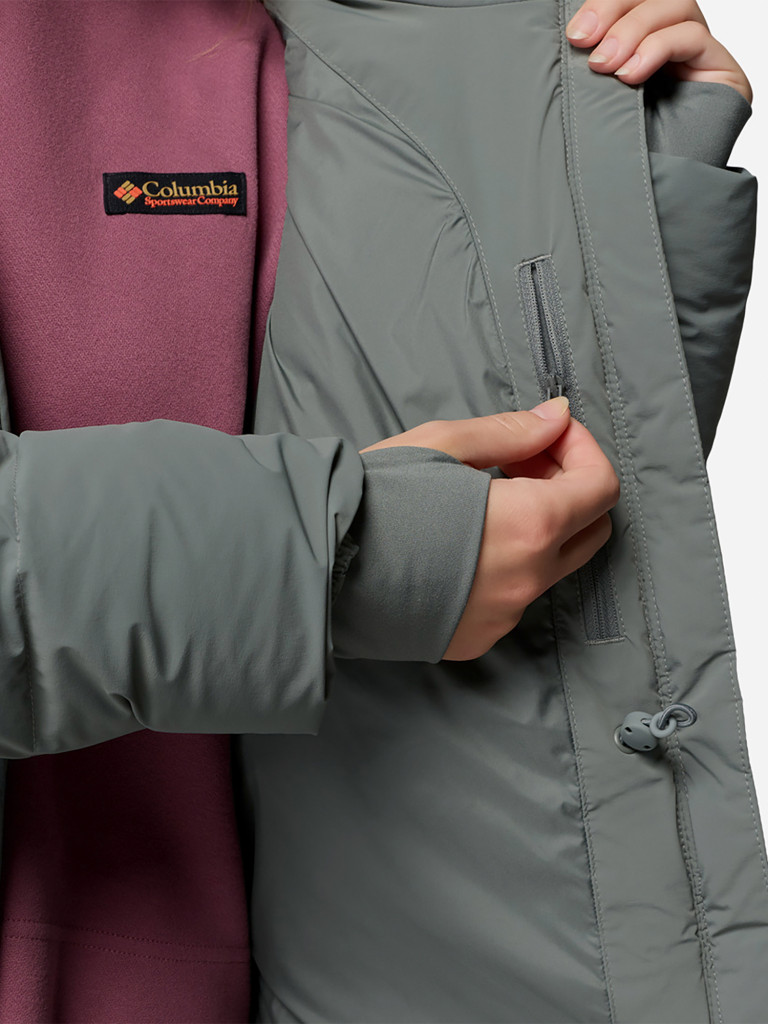 Пуховик женский Columbia Amaze Puff Long Hooded Jacket