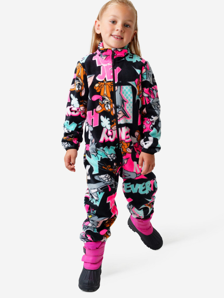 Комбинезон флисовый для девочек PlayToday