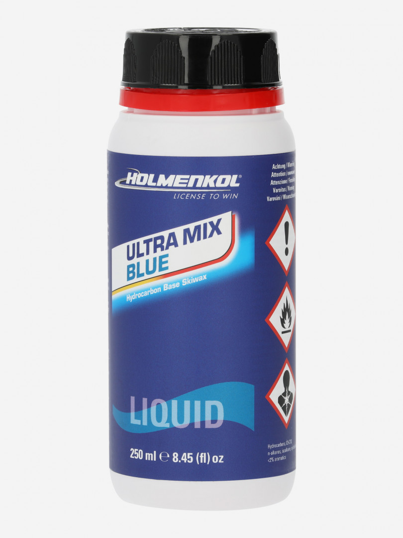 фото Мазь скольжения holmenkol ultramix biue liquid, синий