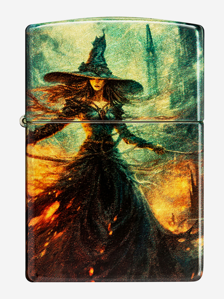 Зажигалка бензиновая ветроустойчивая Zippo Fire Mage 540 Tumbled Brass