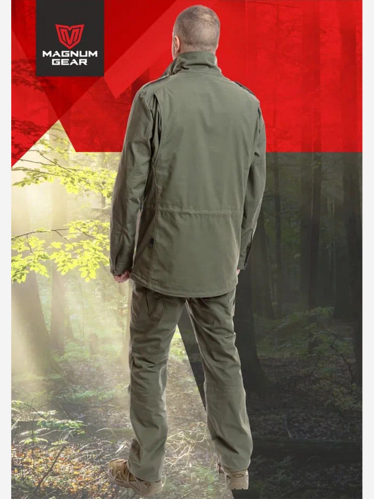 Куртка для рыбалки мужская MAGNUM GEAR FLAGMAN олива
