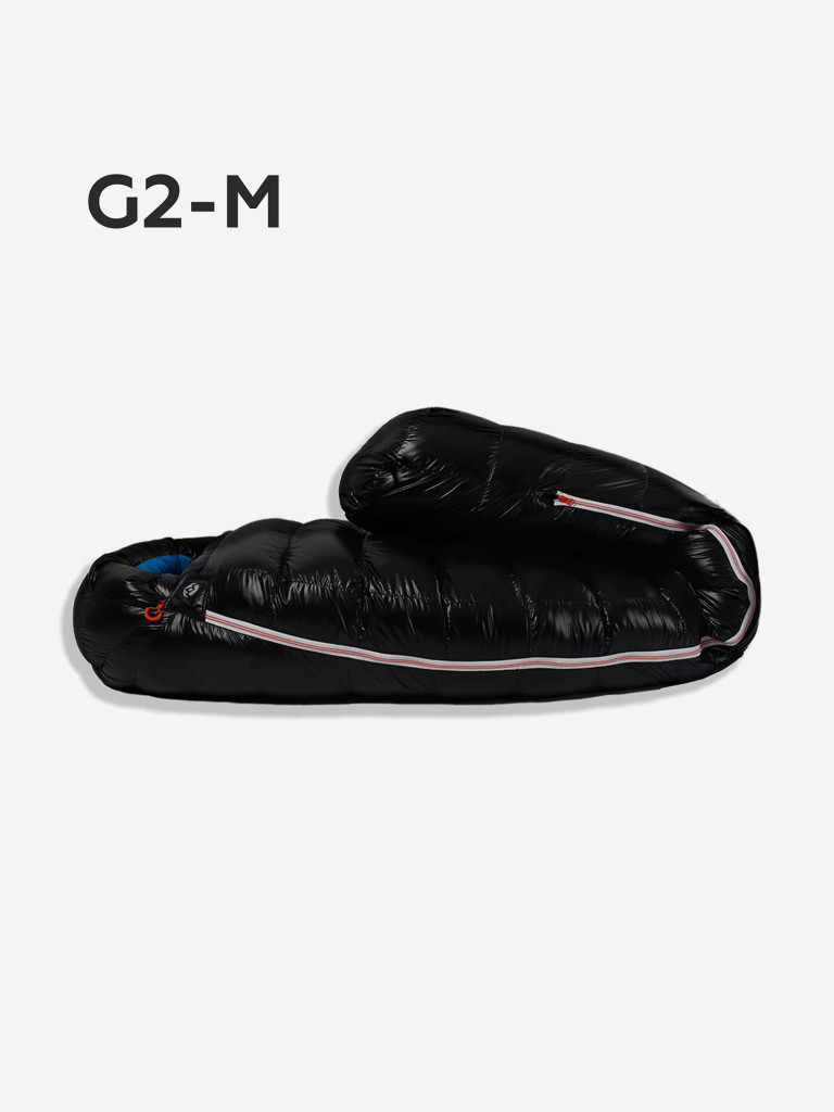 Спальный мешок AEGISMAX G2, пуховый, -8, размер M, черный